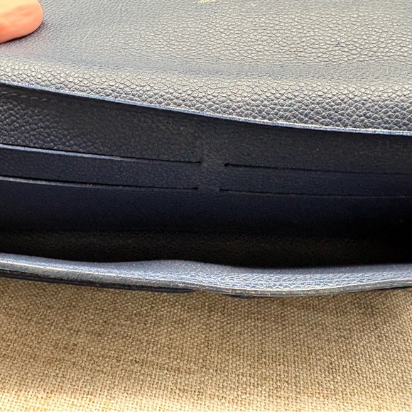 LV Sarah Wallet – Navy Empreinte Classic - Picture 8 of 11